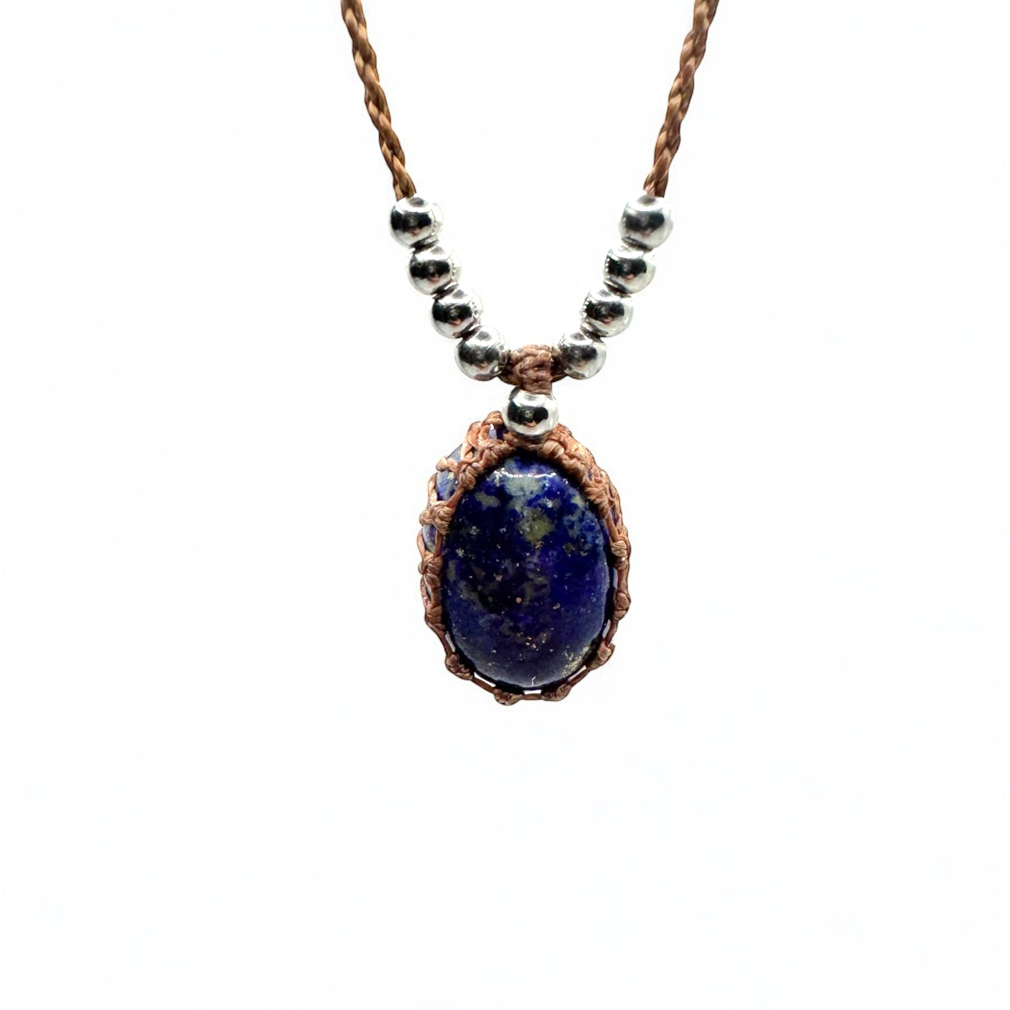 Collana lapislazzuli 20X15mm Sharifa Crystals